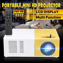 HD 1080P светодиодный мини-проектор 320x240 пикселей Портативный светодиодный проектор ЖК-видео проектор HDMI SD USB AV с пультом дистанционного управления