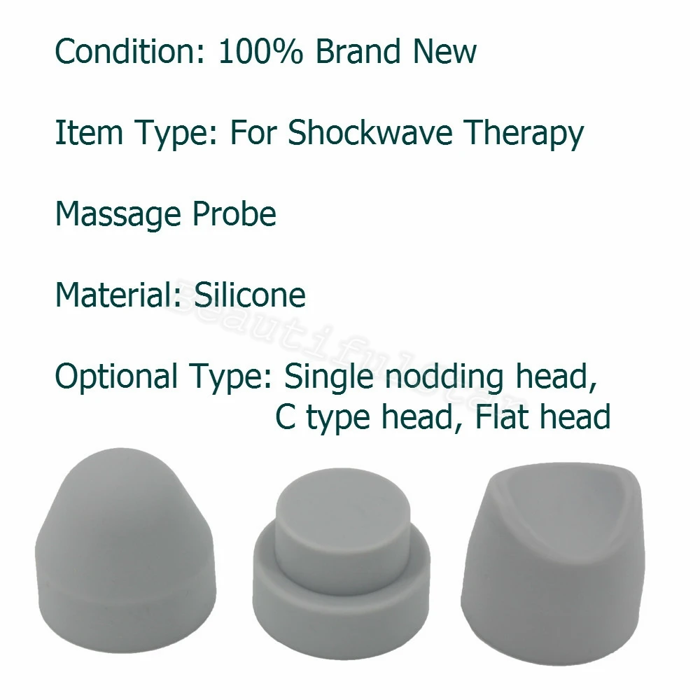 ED Shockwave Physiotherapy Instrument Functional Silicone Head For Shock Wave Therapy Treatments Relaxation Massager Accessories images - 6