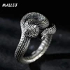 Rattlesnake Ring Vintage Silver Plated Snake Ring Motorcycle Party Punk Domineering Ring Women Men Ring Cool Hip Hop Jewelry ► Photo 2/6