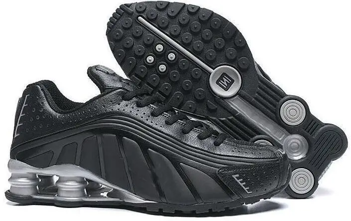 2019 Новая мужская спортивная обувь Shox R4 новая роскошная черно белая Тройная 40 46| |