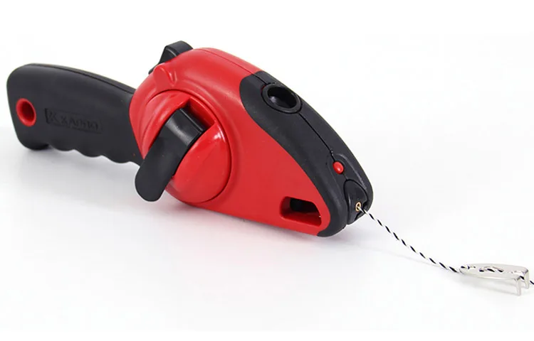 Kapro Bubble Level With Line Hand Crank Quick Rewind 30M Water Level Line With Hook Decorative Powder Chalk Line Level Machine (5)