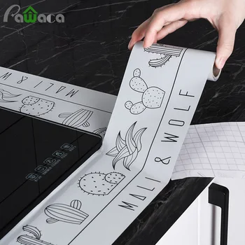 

Kitchen Sink Stove Anti Oil Tape Wall Tile Gap Seal Sticker Aluminum Film Paste Waterproof Moth Mildew Proof Self Adhesive Tape