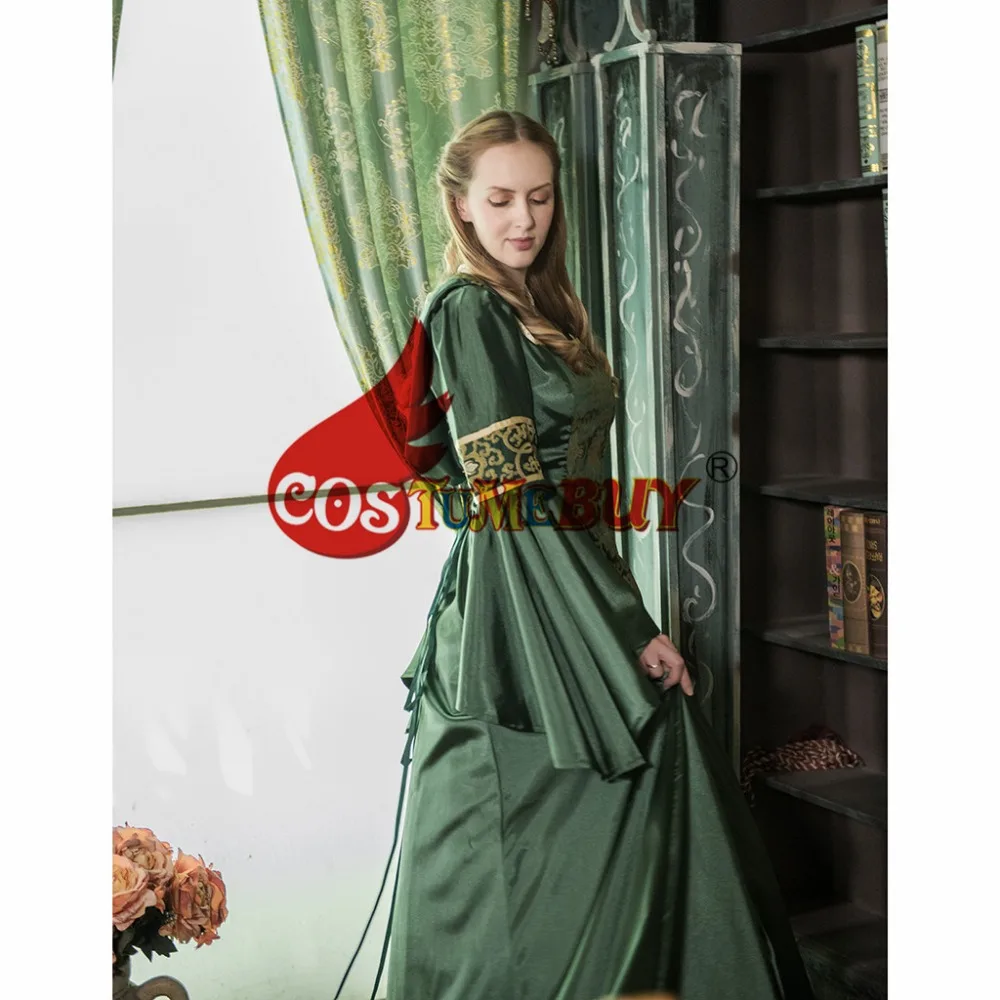 Costumebuy женский средневековый Готический викторианский винтажный костюм платье с капюшоном платье принцессы для костюмированной вечеринки на заказ