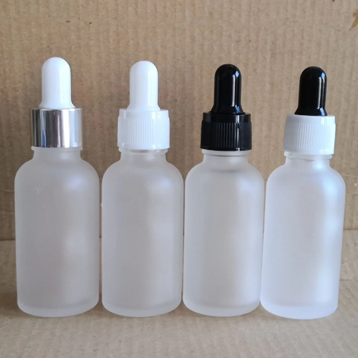 

10 x 5ml 10ml 15ml 30ml 50ml 100ml Frost Glass Dropper Bottle Empty Cosmetic Packaging Container Vials Essential Oil Bottles