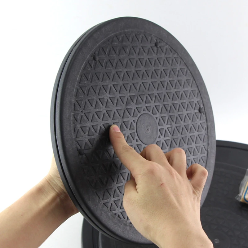 

Practical Pottery Wheel Rotate Turntable 360 Rotation Rotary Plate Clay Pottery Sculpture Tool Diameter 25/30cm