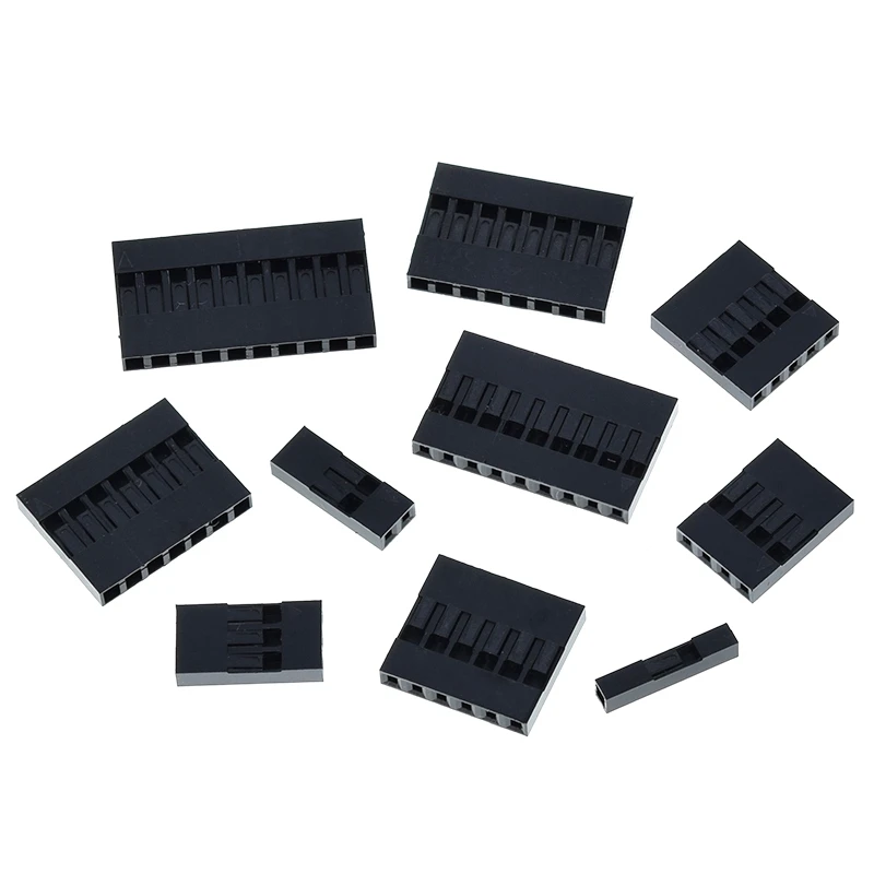 Für DuPont-Draht-Kunststoffgehäuse, 2,54 mm, zweireihig, für DuPont-Drahtverbinder, 2P/3P/4P/5P/6P/7P/8P/9P/10P, 2 x 4 Pins/2 x 5-poliges Gehäuse – Detail 5
