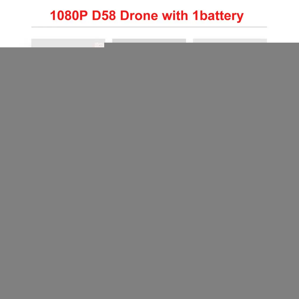 D58 складной Радиоуправляемый Дрон с 1080P камерой, жестами, фото, видео, оптическое положение потока, Радиоуправляемый вертолет, самолет, скорость переключения