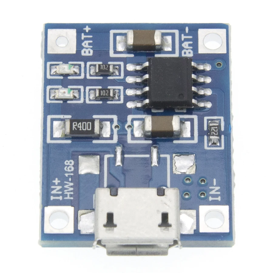 100 шт. TP4056 1A Lipo зарядное устройство Модуль литиевая батарея DIY Mini/MICRO USB порт