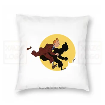 

Tintin And Snowy Tin Tin Adventure Cartoon Pillow case Mens Gift New From Us Women Men