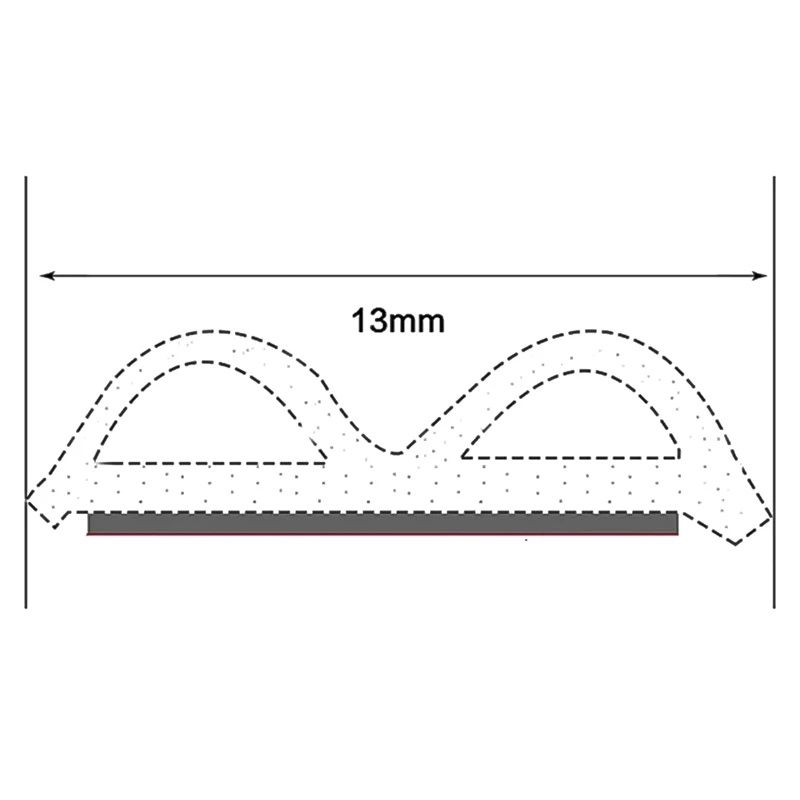 5 метров самоклеящаяся Автомобильная резиновая уплотнительная полоса для автомобиля, окна, двери, крышка двигателя, автомобильная дверная