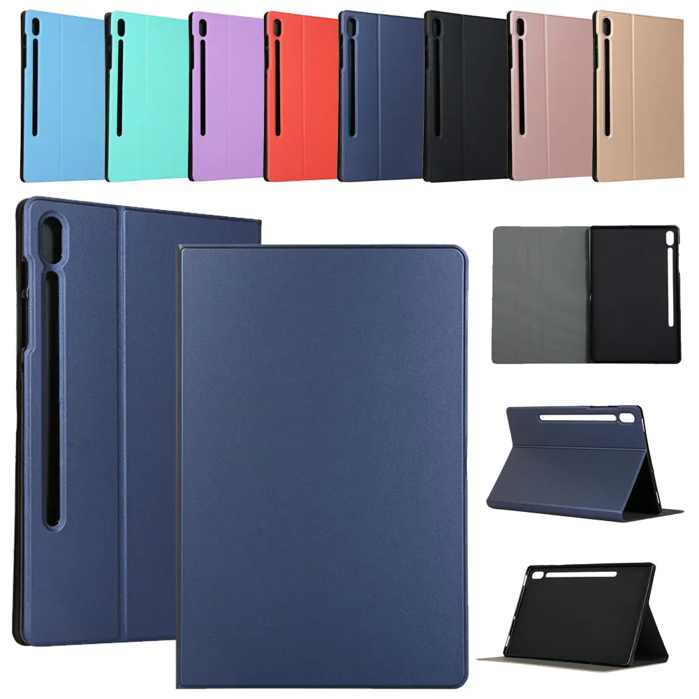 

Shockproof Leather Flip Stand Cover For Samsung Galaxy Tab S6 10.5 SM-T860 SM-T865 2019 10.5" Case Auto Sleep Wake Smart Cover