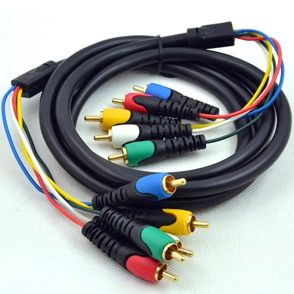ERE 5-RCA Male to 5RCA Male RGB Ʈ   ̺, hdtv-ݵ RCA-RCA