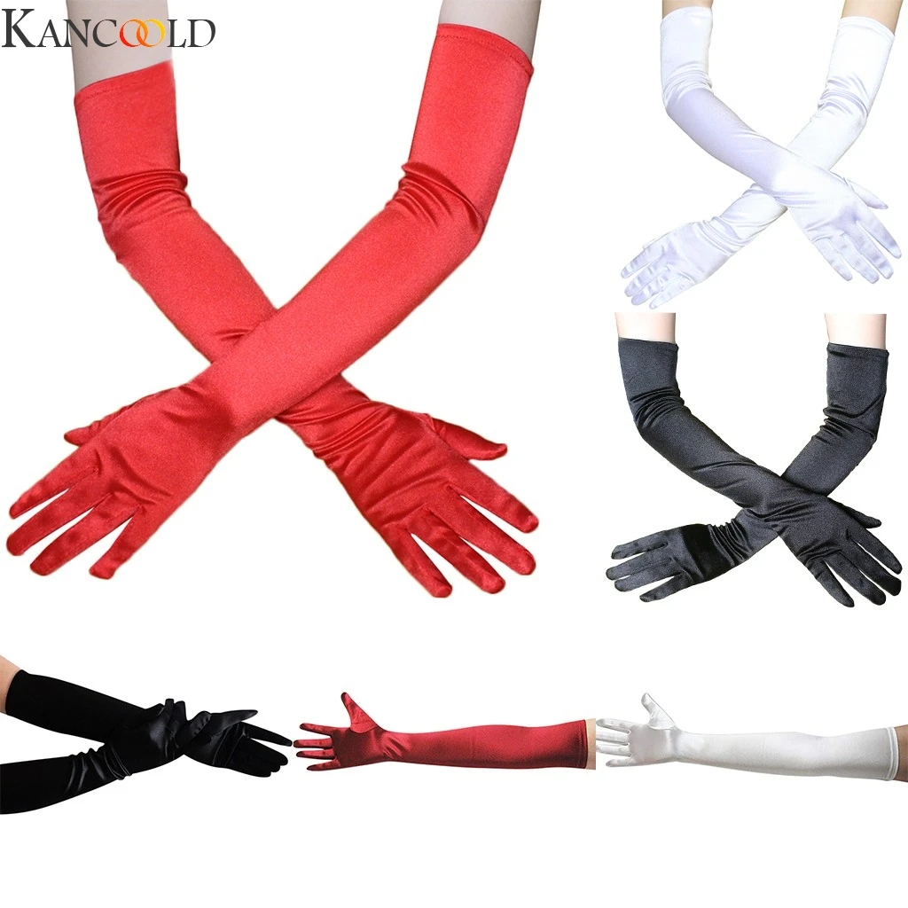 KANCOOLD, длинное платье, перчатки, сатиновые, забавные, перчатки для вечернего представления, 1 пара, для мужчин и женщин, унисекс, для спортзала, половина пальцев, спортивные