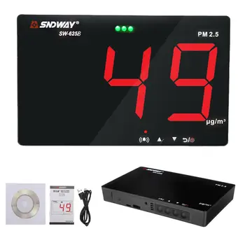 

Digital Air Quality Monitor Laser PM2.5 Detector Monitor Analyzer Meter Diagnostic Health Care Tool