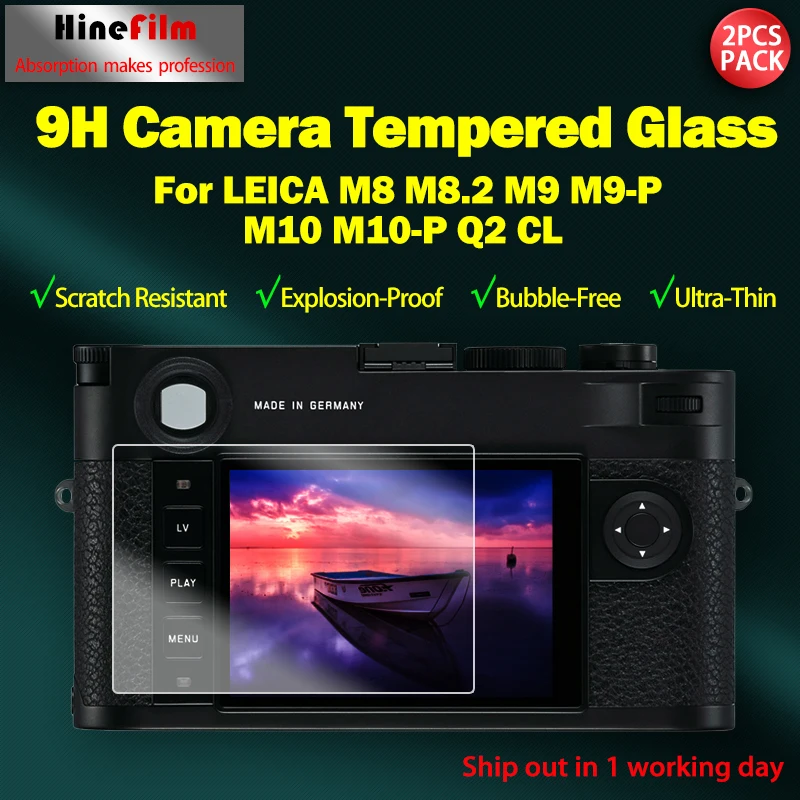 2 Pezzi Di Vetro Temperato Leica Q2 9H Per Leica M9P M10P Protezione Dello Schermo In Vetro Protettivo Per Leica M8 M8.2 M9 M9-P M10 Cl