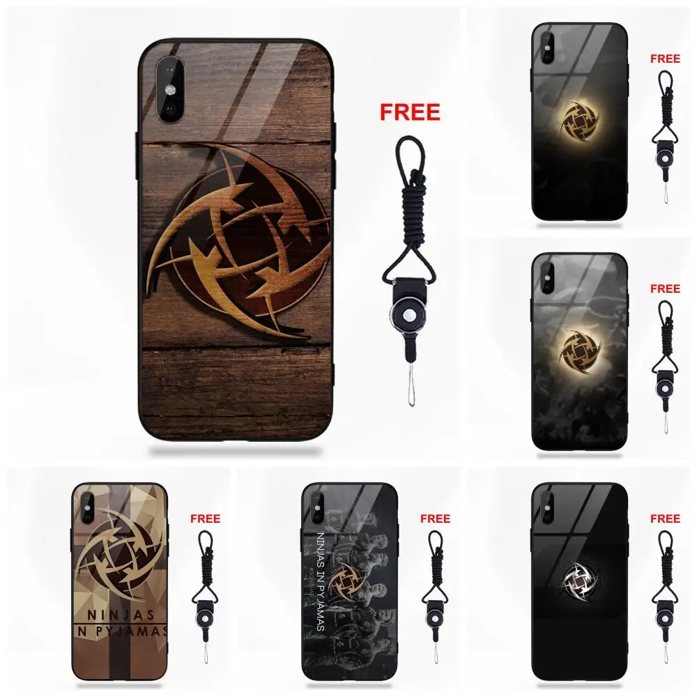 

Tempered Glass Pattern Nip Ninjas In Pyjamas For Huawei Honor 7X P20 Lite Mate 10 Pro Redmi 5 Note 5A 6 For Galaxy S8 S9 Plus