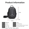 2020 New Multi functions shoulder bag for men Waterproof Short Trip Chest Bag Anti Theft Men Crossbody Bags Oxford USB Charging 1