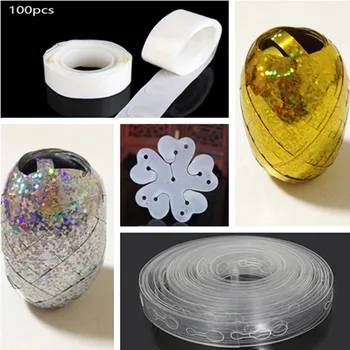 

Balloon Accessories Clip 5M Balloon Chain Ribbon Dot Wedding Party Birthday Background Decoration Balloon Chain Arch Adhesive