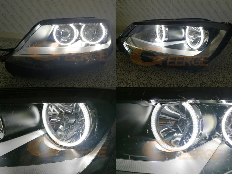 Для Volkswagen VW Sharan 7N 2010 2011 2012 2013 2014 2015 ультра яркий SMD СВЕТОДИОДНЫЙ ангельские глазки
