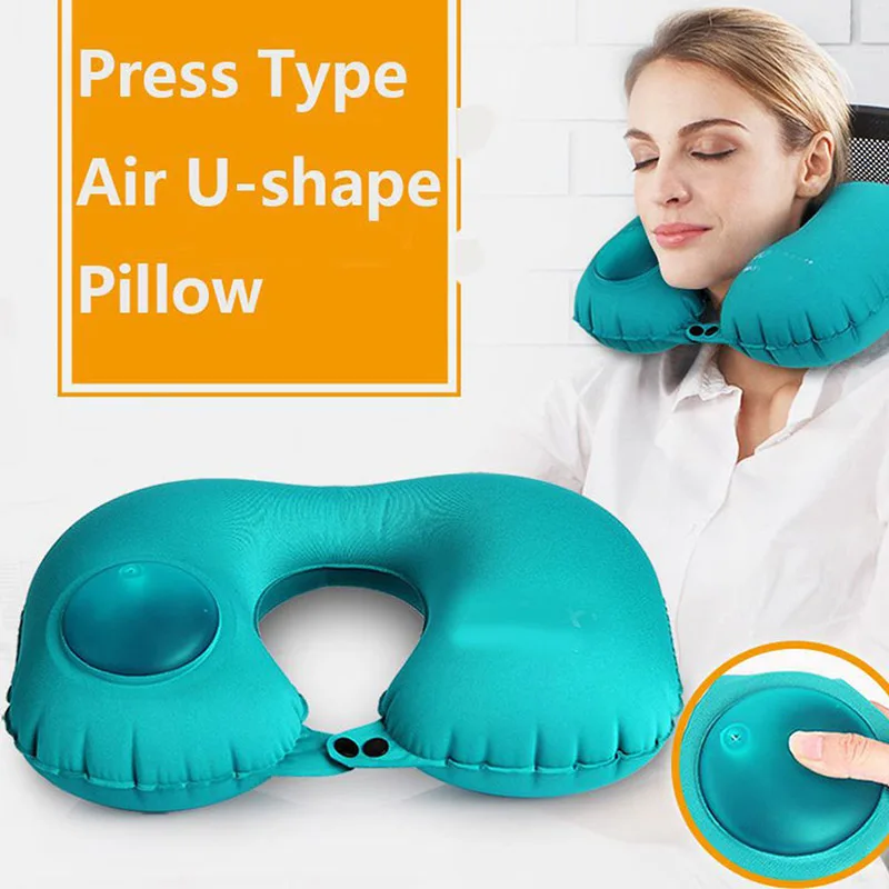 Портативная u-образная дорожная подушка для шеи, складные подушки под голову для самолета, для сна, автомобиля, поезда, подголовника, для дома, Nw