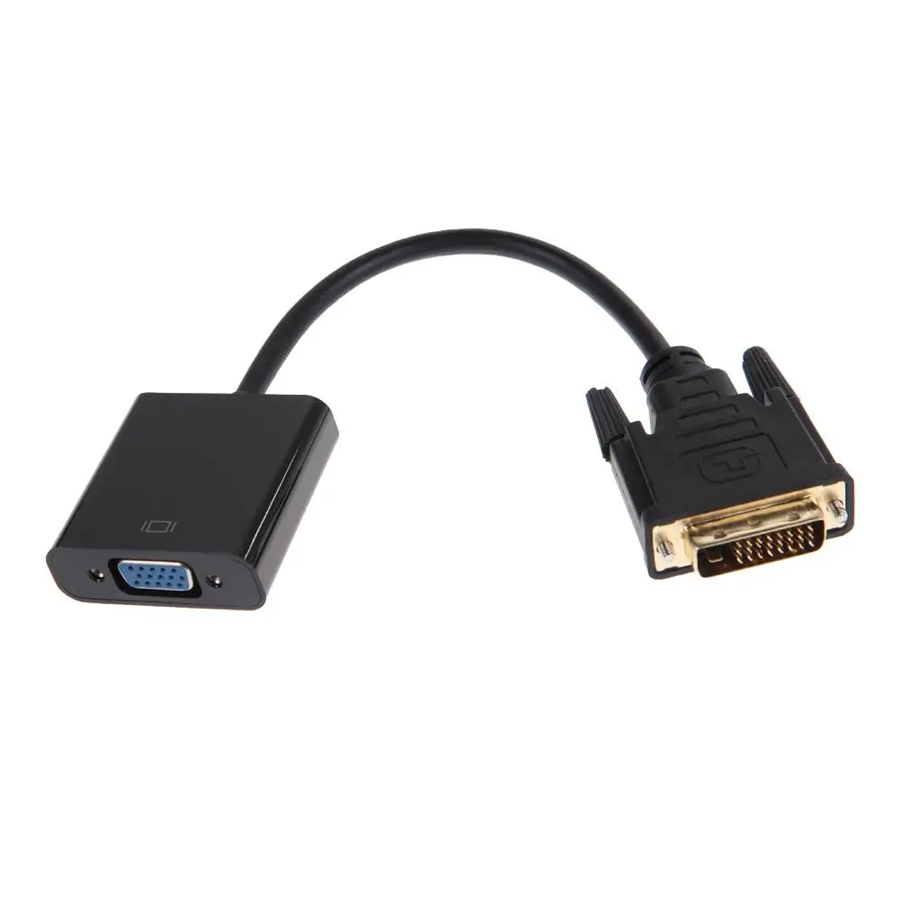 1080P DVI-D 24 + 1 к VGA HDTV конвертер монитор кабель для ПК дисплей карты | Компьютеры и