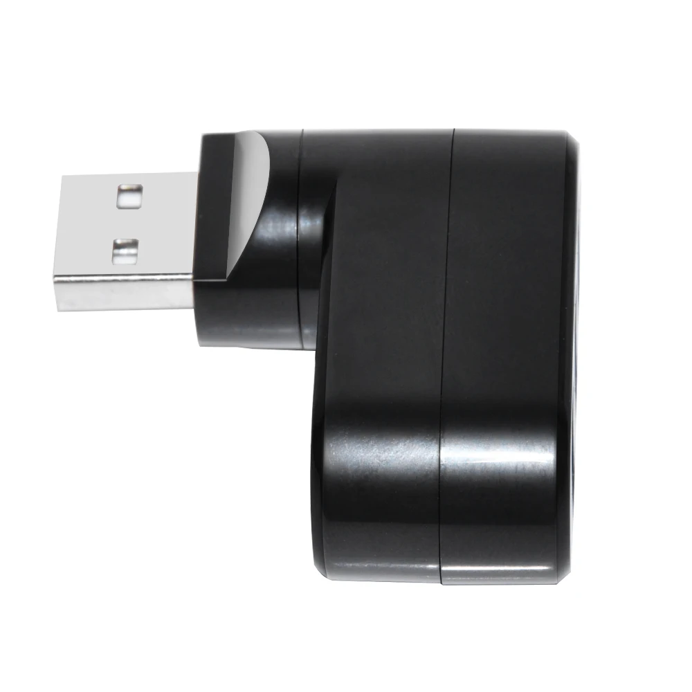 Вращающийся высокоскоростной usb-хаб с 3 портами 2,0 USB разветвитель адаптер для ноутбуков/планшетных ПК периферийных устройств