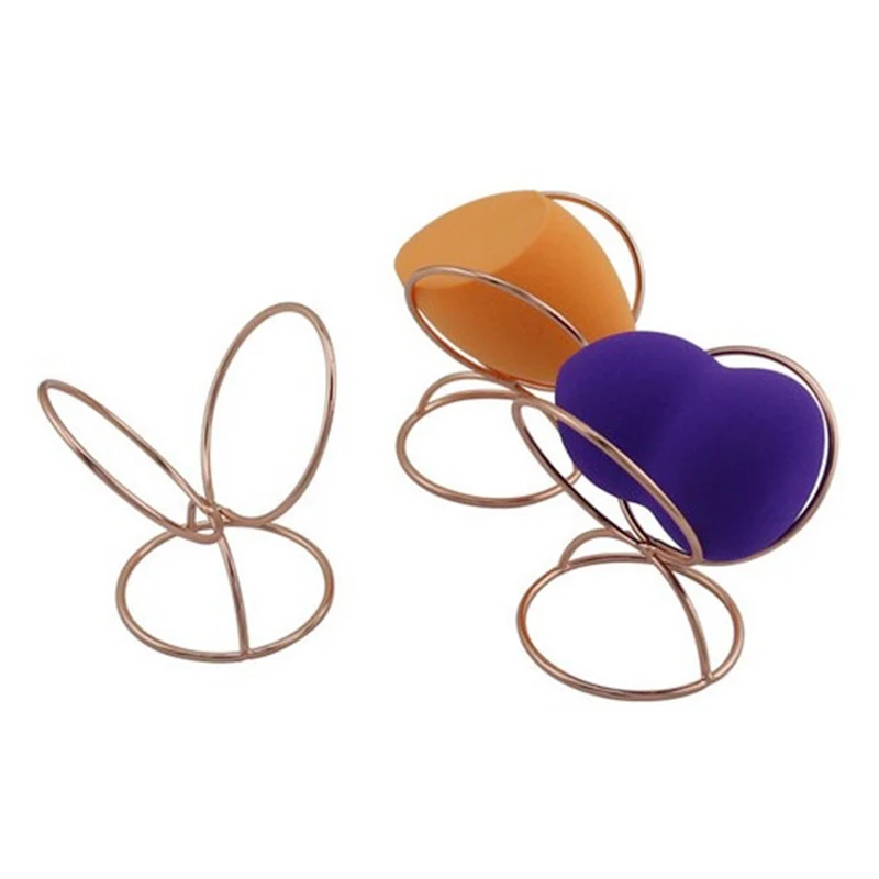 1 шт. металлический держатель спонжа для макияжа бренд Красота Макияж Puff Rack пудра Puff блендер стеллаж для хранения губка сушильная подставка держатель