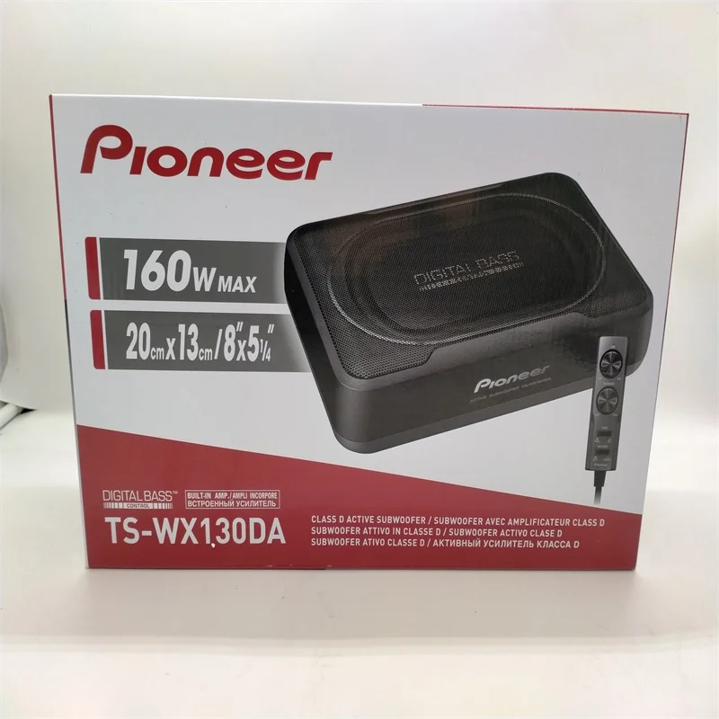 パイオニアカーサブウーファー,TS-WX130DA W,アクティブ,160W,リモコン