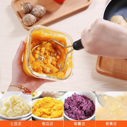 Бытовые и ручной для производства пюре картофеля кухонные принадлежности пюре инструменты для работы с глиной гаджеты 304 нержавеющая сталь