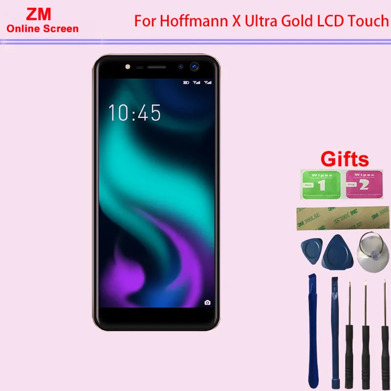 

RYKKZ For HOffmann X Ultra Gold LCD Display With Touch Screen Digitizer Assembly Replacement With Tools