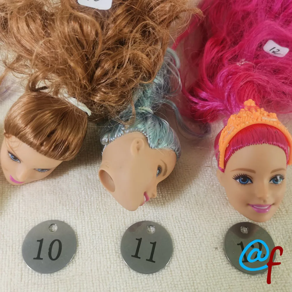 B20-3 оригинальные импортные товары Европейский Beauty1/6 OOAK Обнаженная кукла голова мускусные волосы для DIY мягкая ПВХ голова 90% Новинка