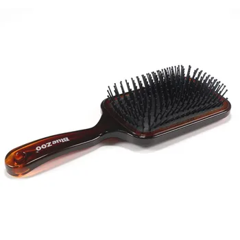 

1pc Amber Air Cushion Massage Comb Anti-static Square Hair Brush Styling Tools: