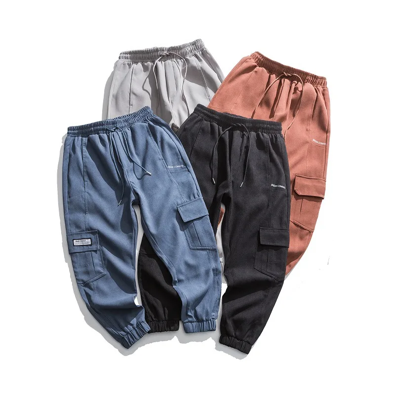 

Wu Airlines 2020 Origional Japanese-style Retro Spring And Autumn Men's Skinny Workwear Loose-Fit Multi-pockets Casual Pants Fas