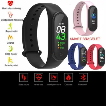 

Smart Watch Blood Pressure Heart Rate Monitor Bracelet Wristband for iOS Android