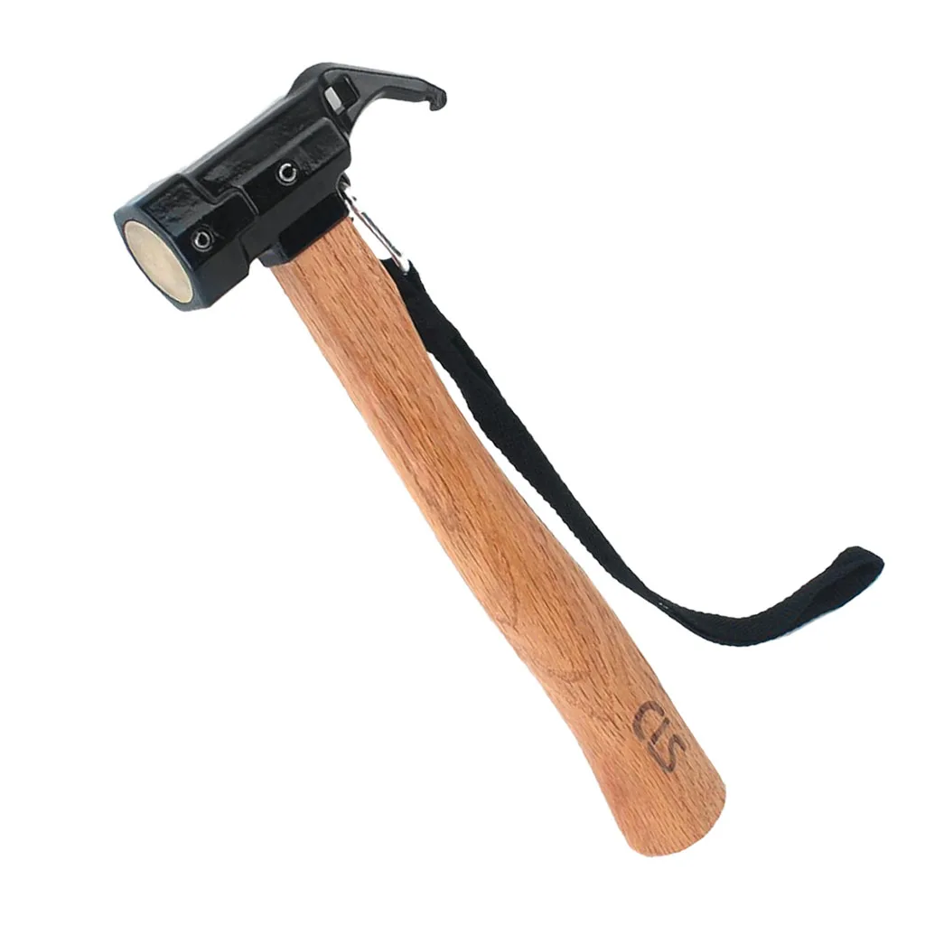 300mm Outdoor Hammer Nails Puller for Backpacking, Travel, Climbing, Mountaineering, Gardening, Home Use with Replaceable Head