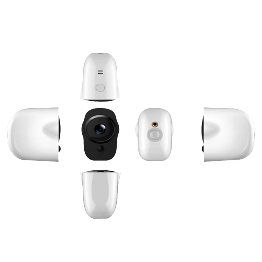 Камера с аккумулятором IP WIFI камера безопасности HD 1080P Беспроводная