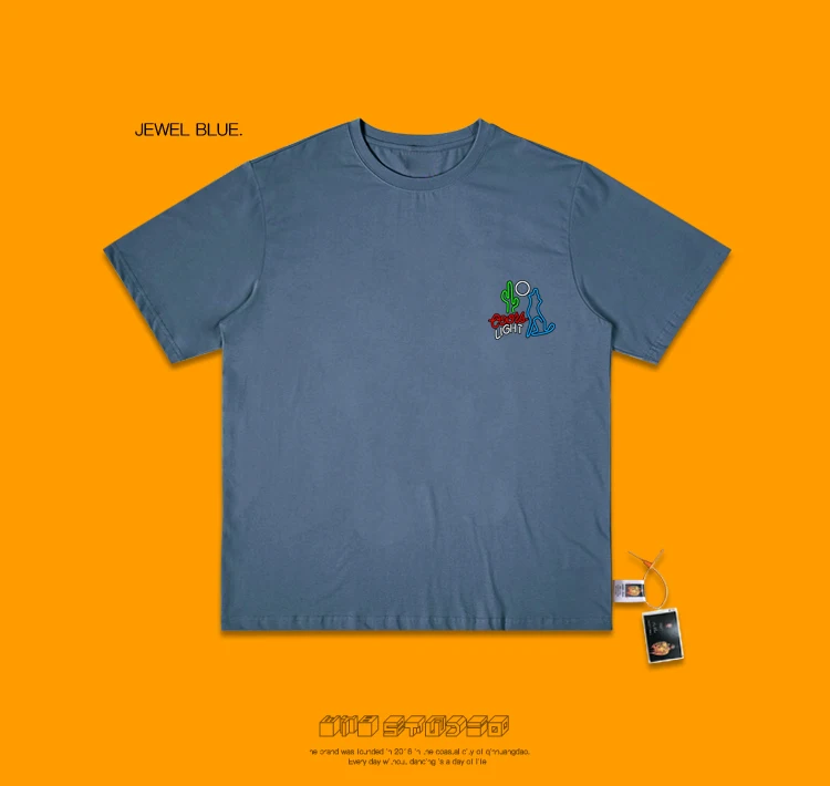 Electric Syllable Dj Kanye Than Primary Section Hand Evil Do Cactus Doodle Cartoon Series Style Bf Wind T Shirt Men And Women