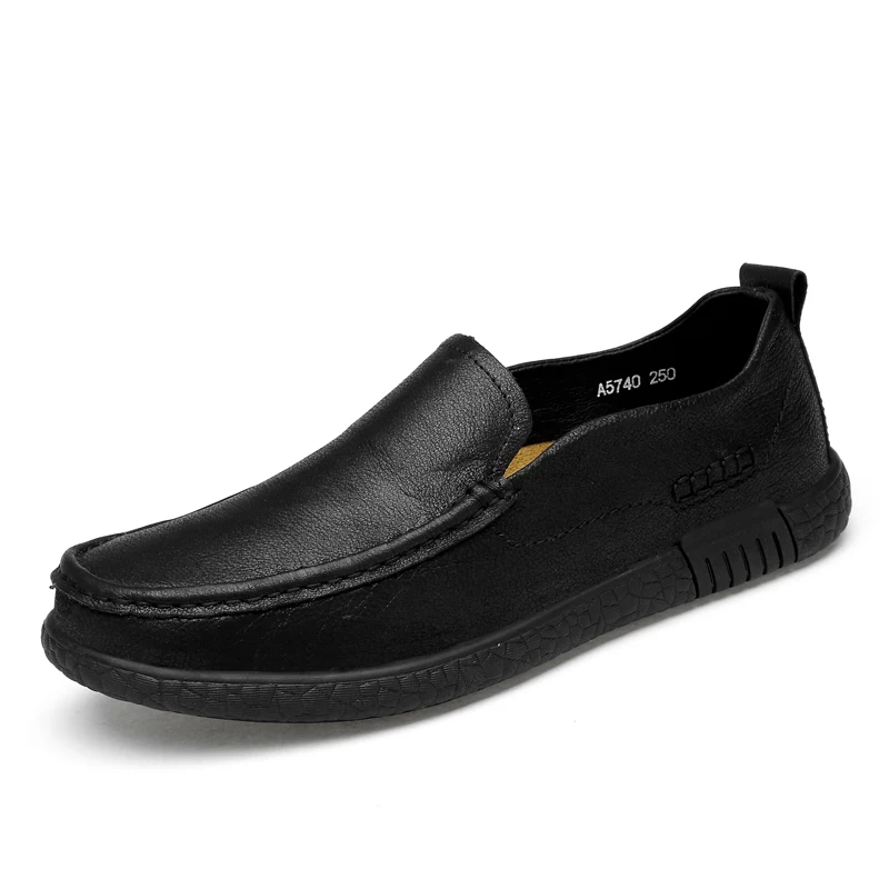

Italian Peas Shoes Casual Brands Slip On Formal Luxury Shoes Men Loafers Moccasins Genuine Leather Brown Driving Shoes *A5740