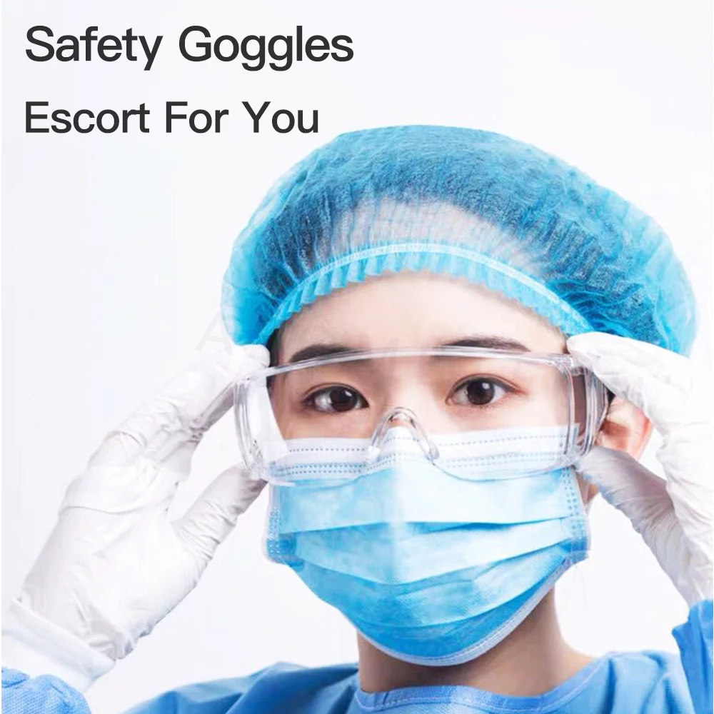 Защитные очки прозрачные антизапотевающие слюна Многофункциональные защитные