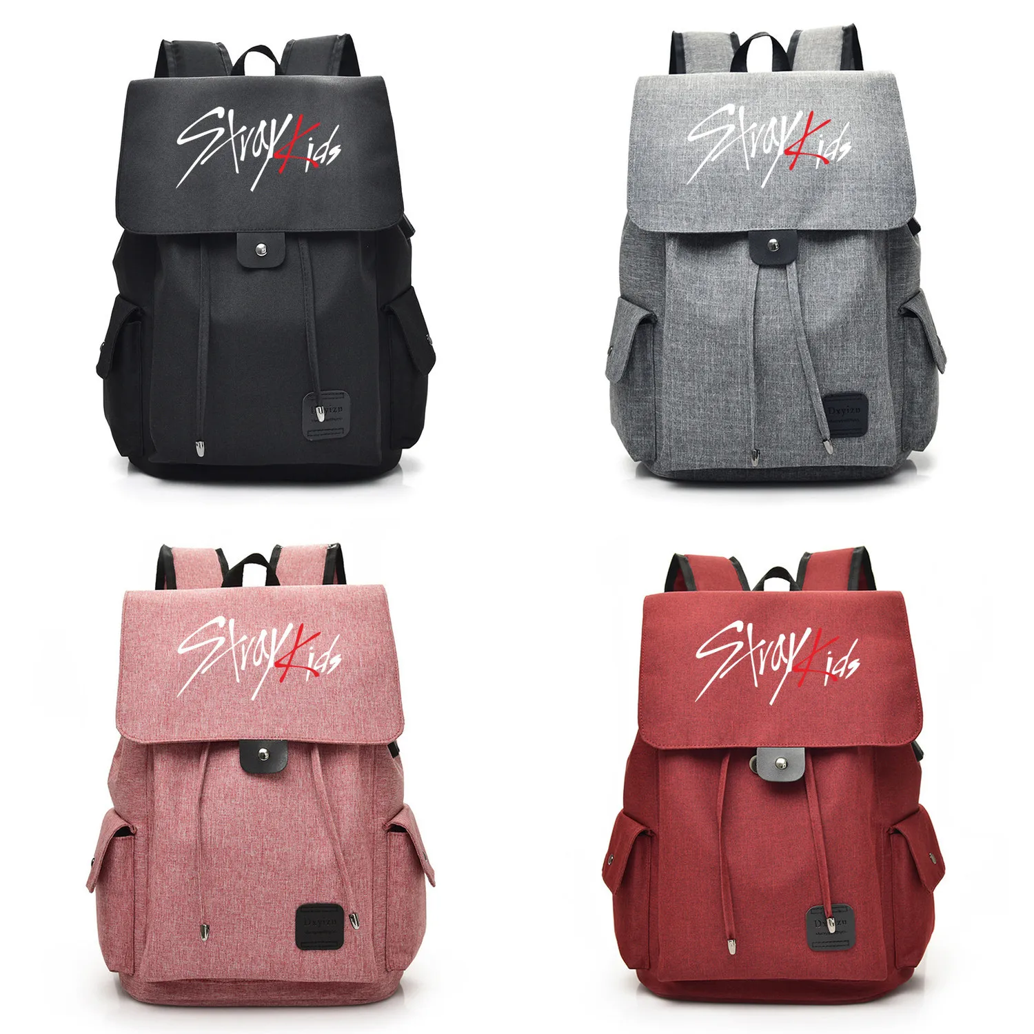 1pcs Kpop Stray Kids Backpack for fas Gift Simple Fashion style School bags K-pop Supplies | Канцтовары для офиса и дома