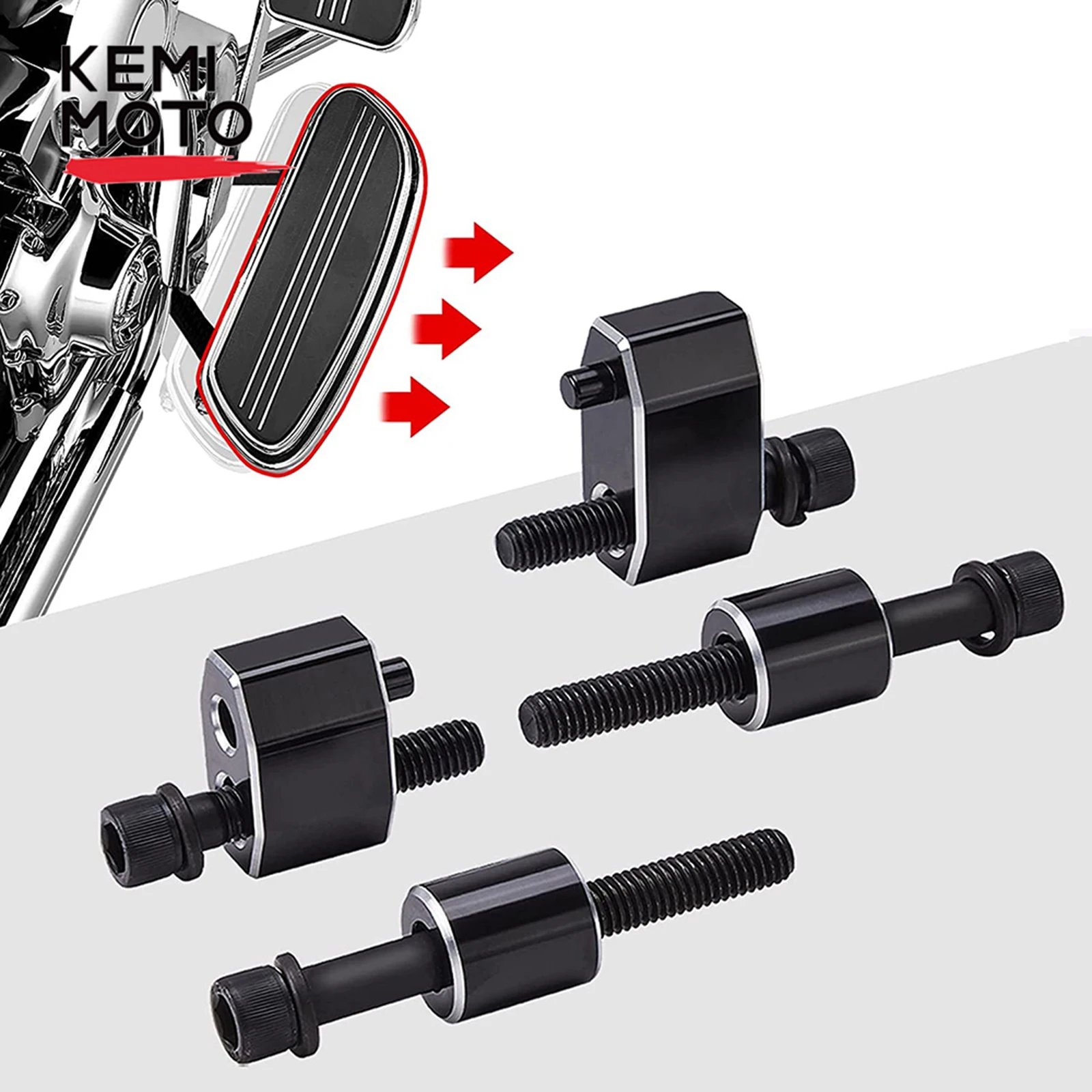 For Street Glide Floorboard Extensions kit 1'' Compatible for Touring Models Road King Electra 2009-2021 | Автомобили и