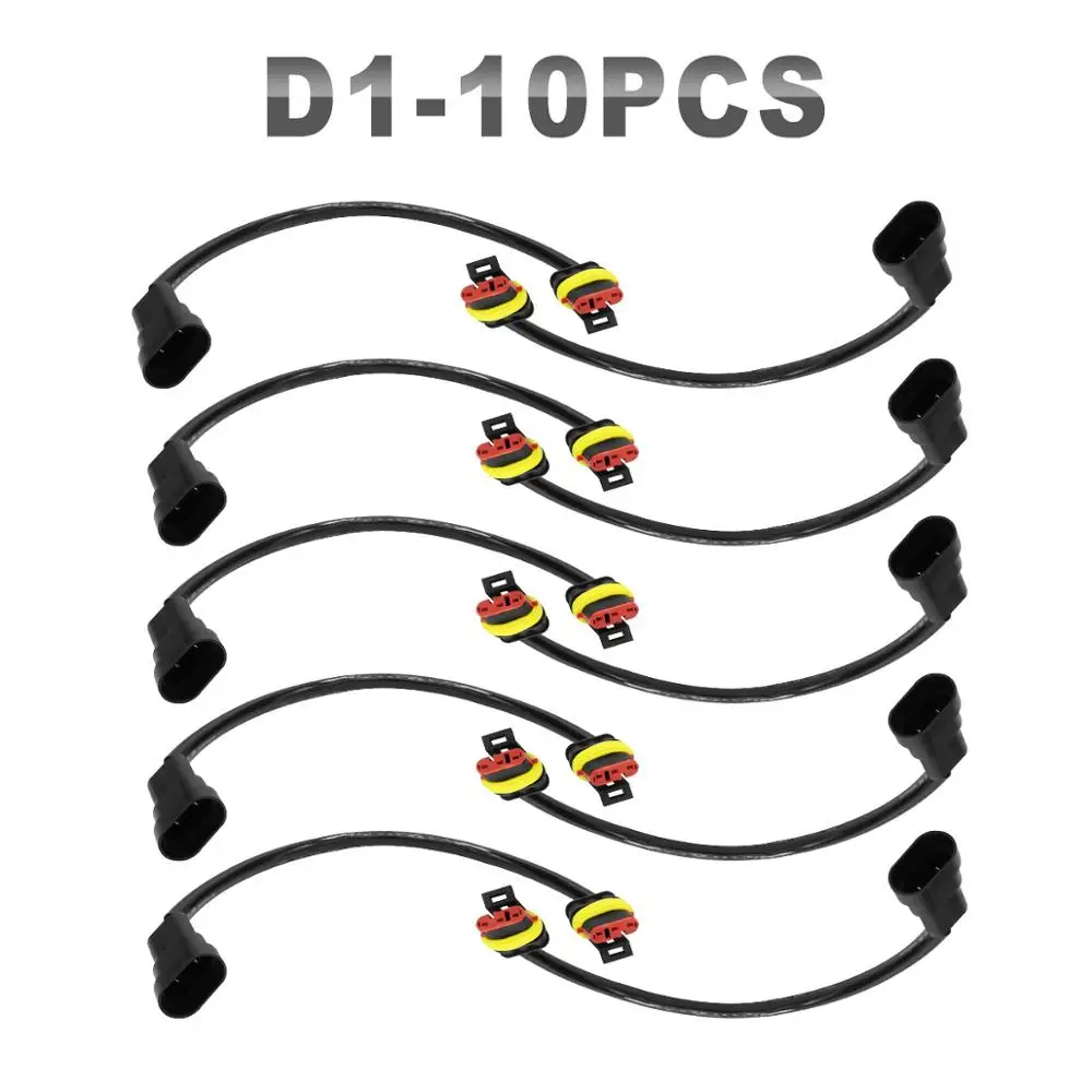 JGAUT 10 шт. Автоматическая проволока D1S D1R D4S D4R D3S D3R для O sram Panasonic Hela Mitsubishi противотуманные фары контроллер проводки