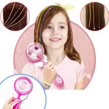 

Diy Bind Hair Girl Braid Creative Beauty Toys Convenient Abs Plastic Battery Charging Electric Hair Knitting Set