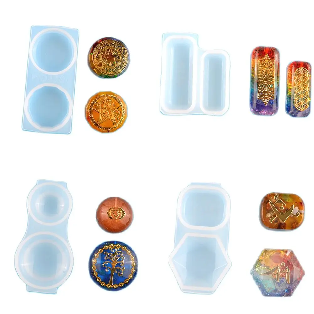 1 шт. прямоугольная круглая Прозрачная силиконовая форма для изготовления