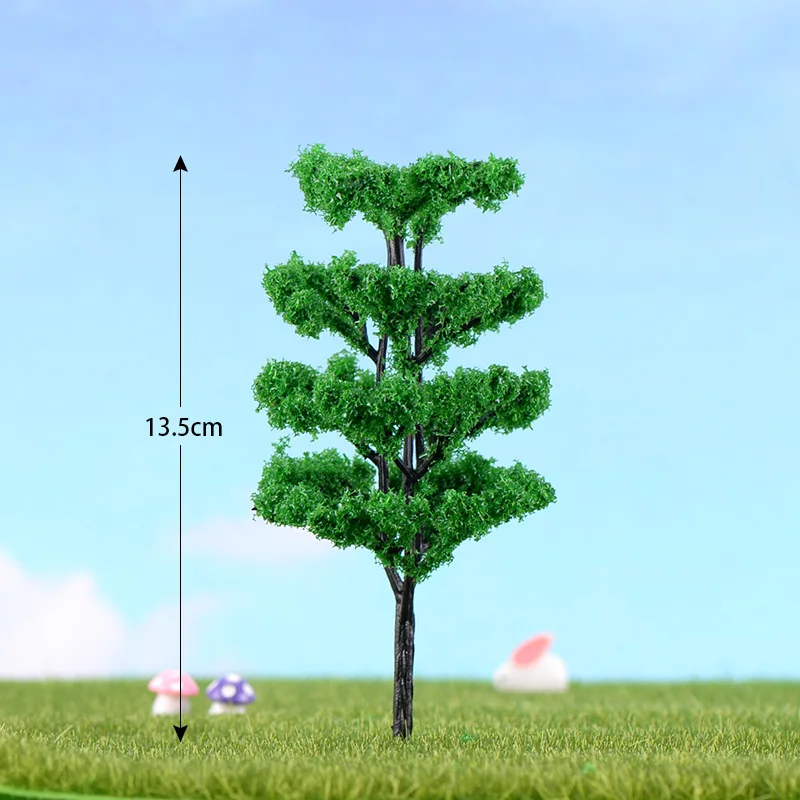 1pc Tree L Микро пейзаж трава любителей кролик, белка фигурка утки домашний декор миниатюрное украшение для сада в виде Феи аксессуары смола современный - Цвет: 1pc Tree L