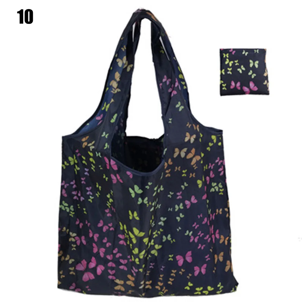 Новое поступление Женская сумка для покупок с принтом складная сумка для хранения многоразовая сумка через плечо - Цвет: 10
