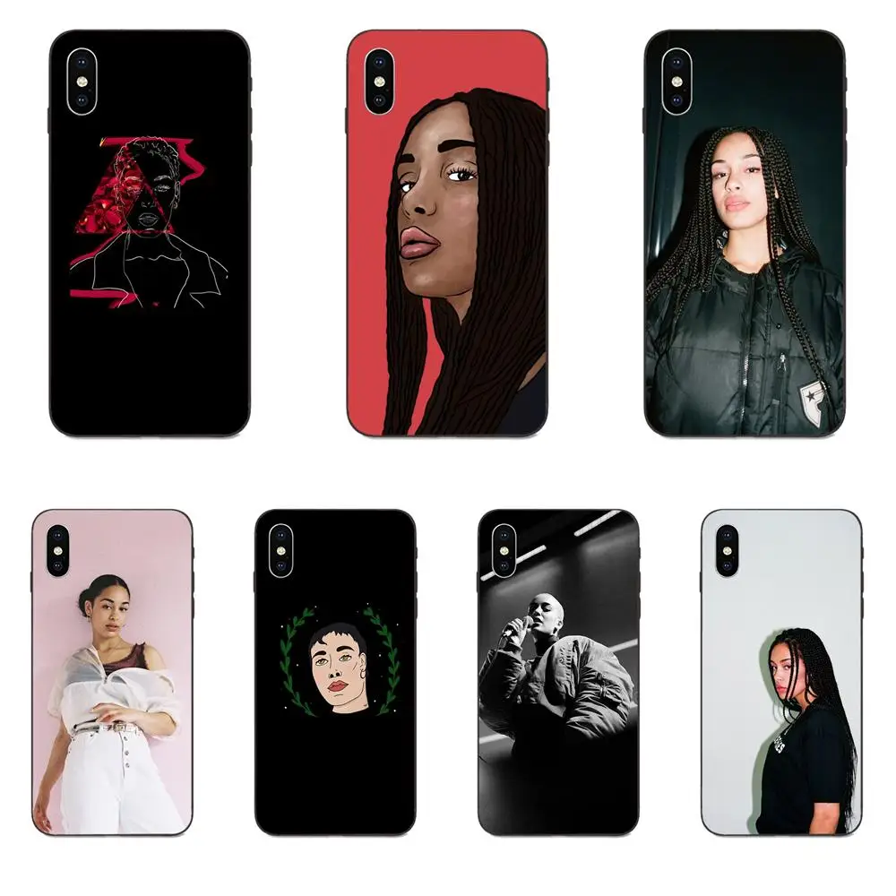 Jorja Smiths для Apple iPhone 4 4S 5 5S SE 6 6S 7 8 Plus X XS Max XR Мягкий Силиконовый ТПУ Черный Защитный