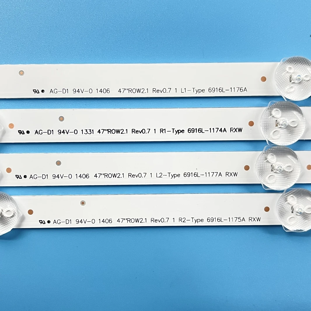 LED Backlight Strip Bar for LIG 47LN570S 47LN575S 47LA620S 47LN575V 47LA620V 47LA615V-ZE 47LA613V-ZB LC470DUE 6637L-0024A