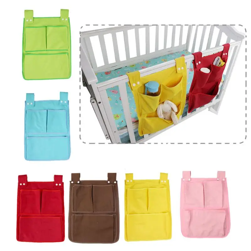 Мультяшные детские комнаты висячая сумка для хранения карман для пеленок для новорожденных Детская кроватка набор Детская кроватка
