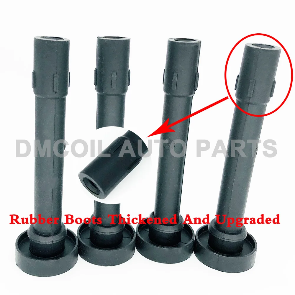 4 Pcs Ignition Coil Rubber Boots Thickened And Upgraded For Great Wall